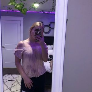 Off the shoulder shirt